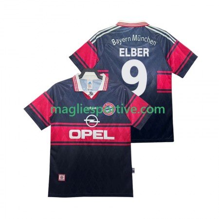 Completo Calcio Bayern Monaco Elber 9 1999 Retro Divisa Prima 1997
